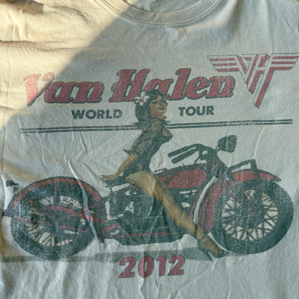 Van Halen 2012 World Tour T Shirt